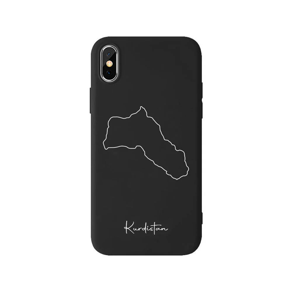 Black Kurdistan IPhone case